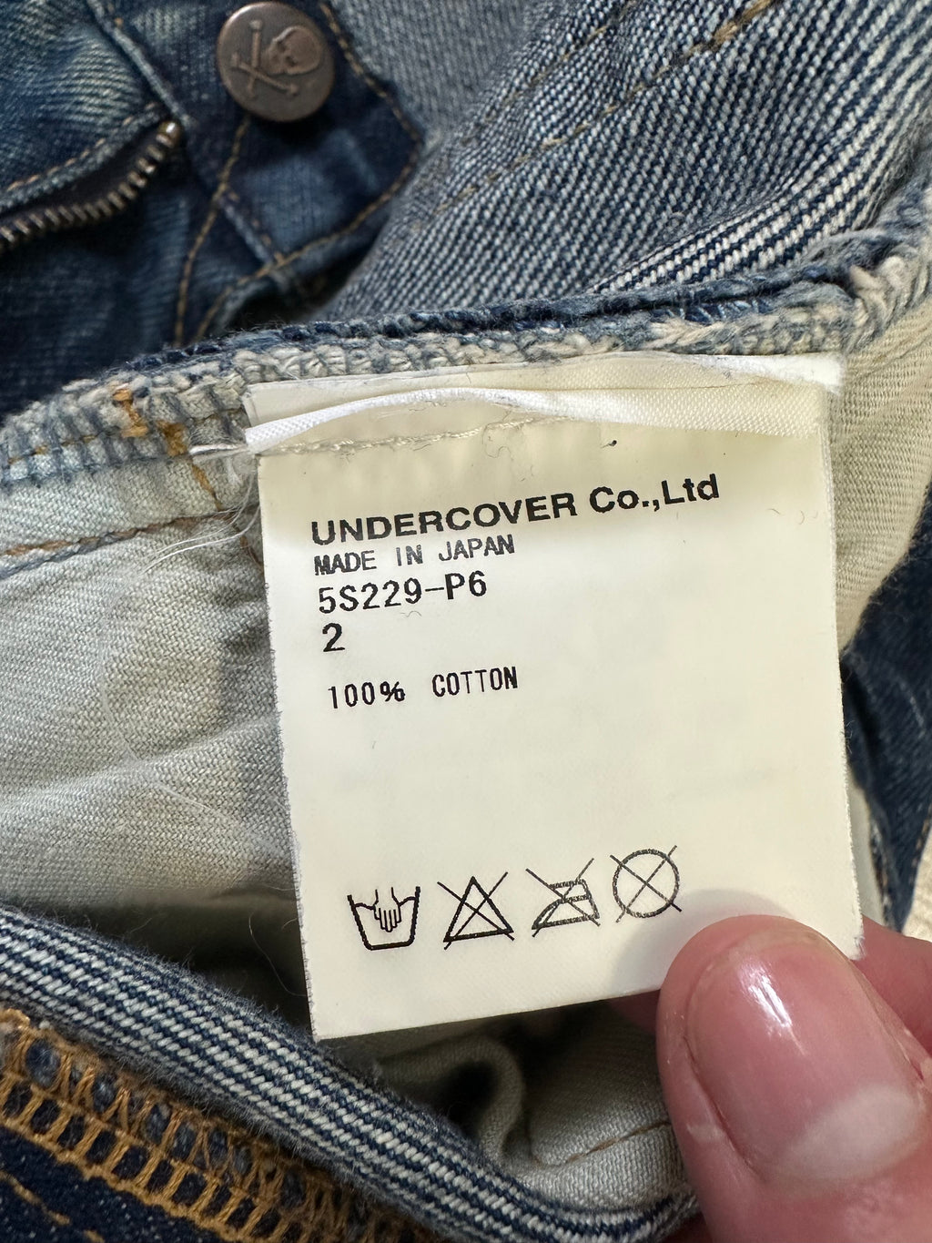 Undercover SS05 but beautiful II 58 Graffiti Denim