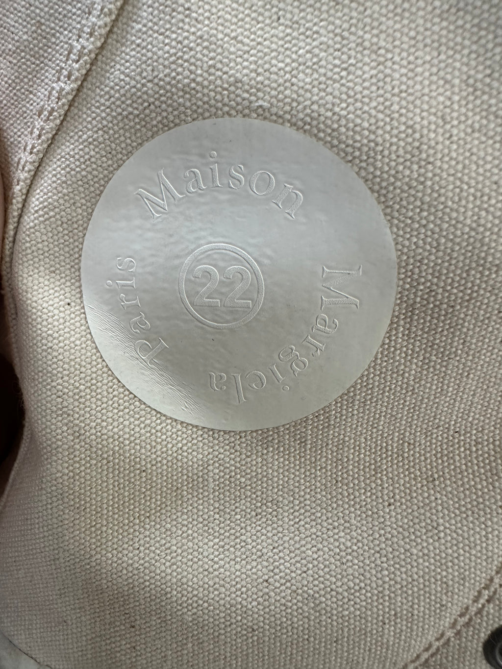 Maison Margiela Beige Chuck Taylor Sneakers