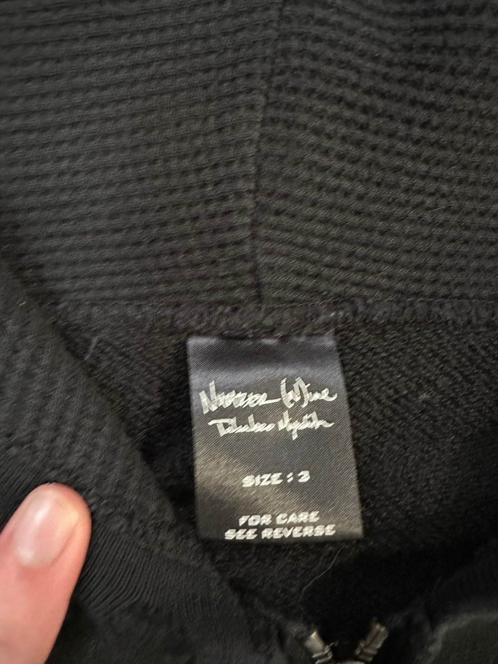 AW05 Number (N)ine The High Streets Zip Up Hoodie
