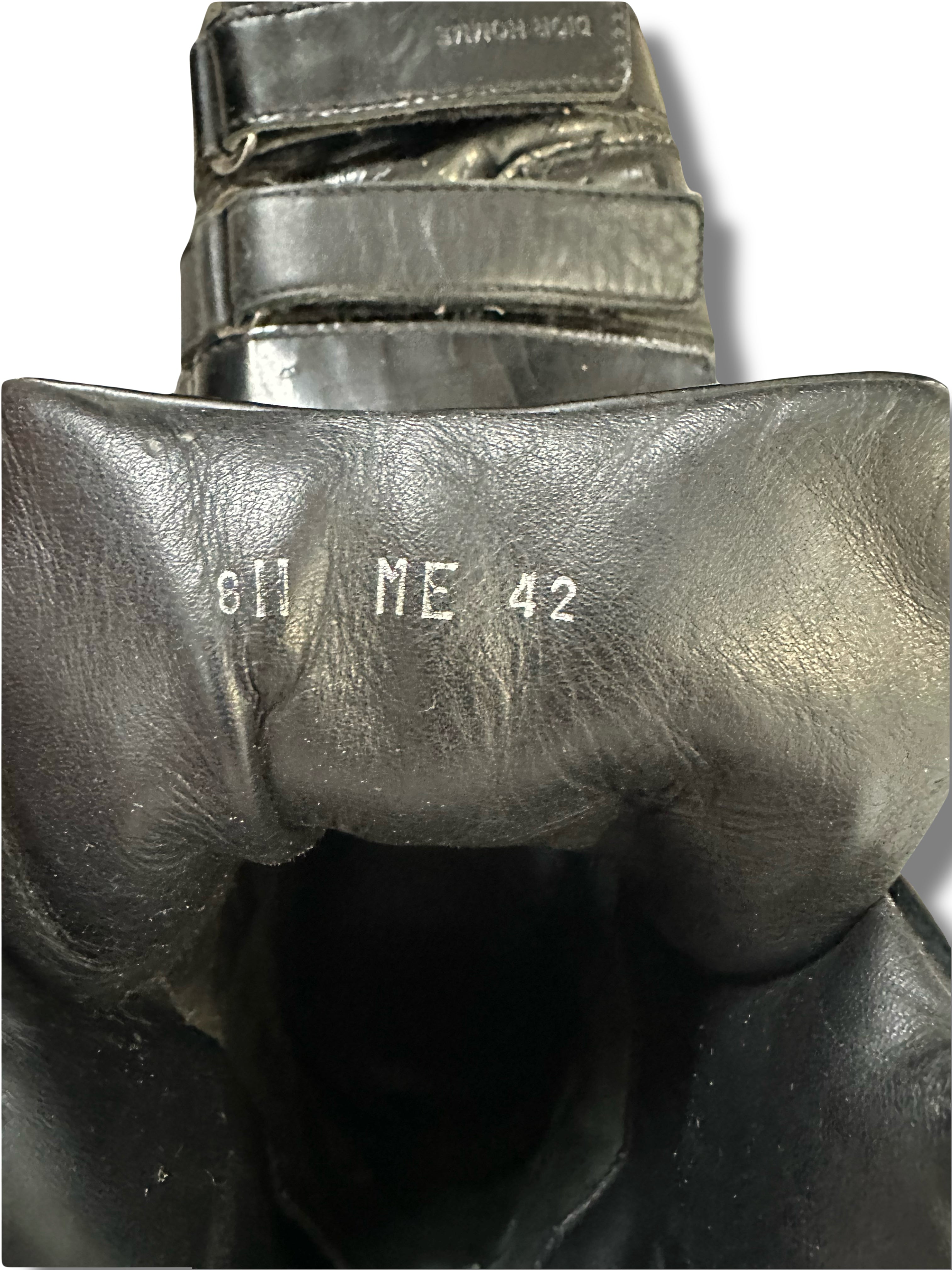 AW08 Dior Homme Lumiere du Nord High Top Bondage Sneakers