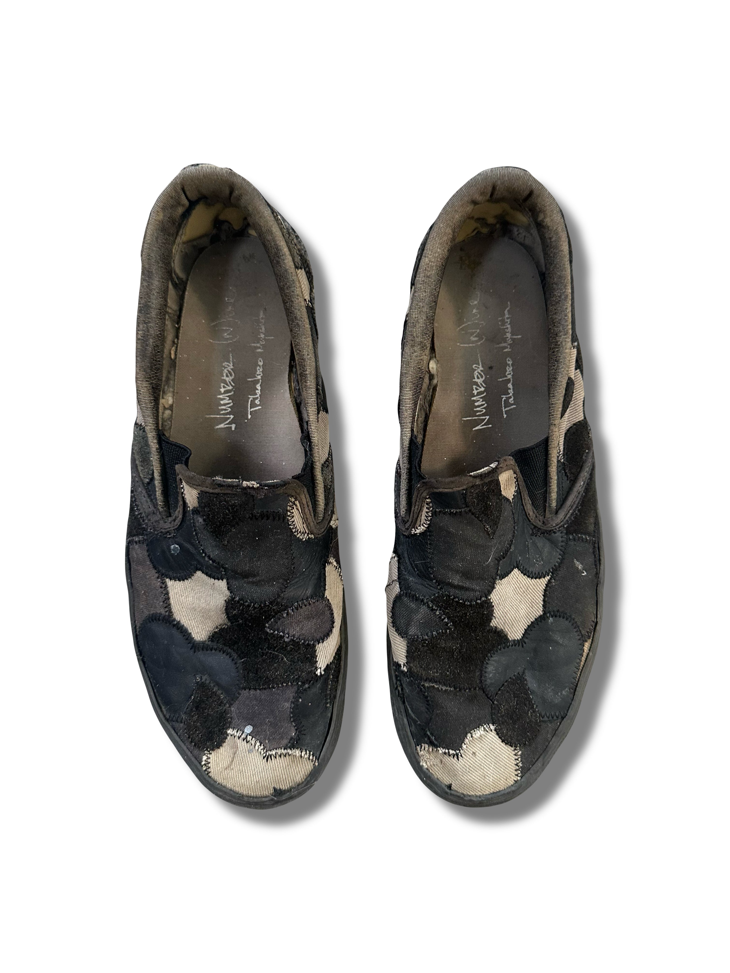 SS/AW03 Number (N)ine Crying Hearts Slip-on Sneaker