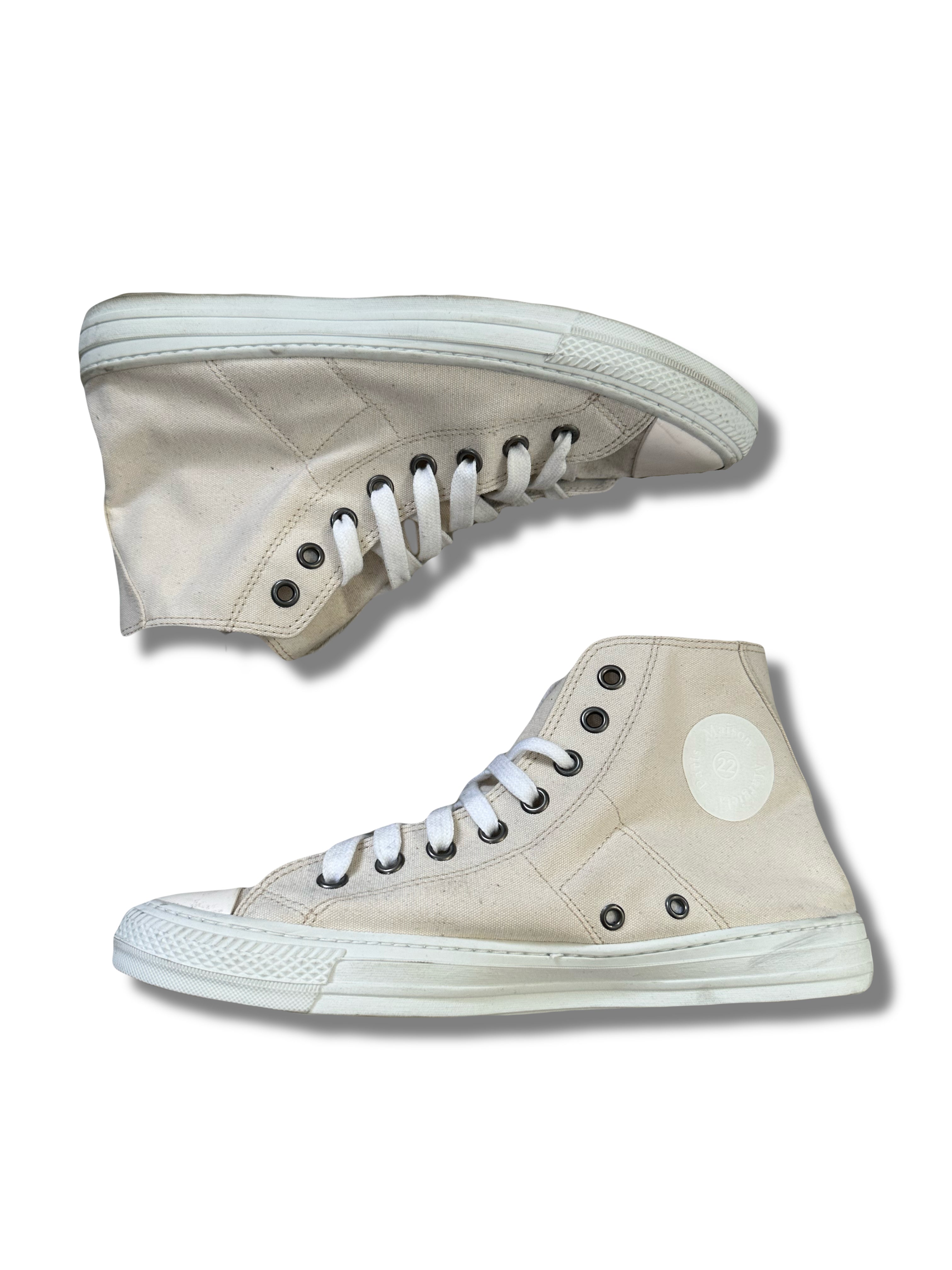 Maison Margiela Beige Chuck Taylor Sneakers