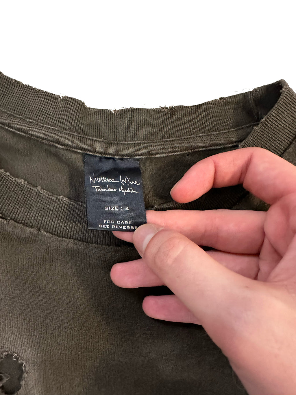 SS05 Number (N)ine Nightcrawler MTHRFCKA Tee