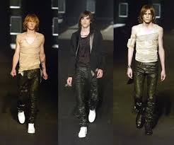 SS04 Dior Homme Strip Denim